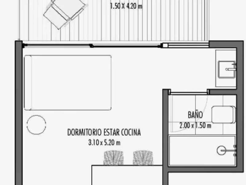 Av San Juan 3100, Piso 2