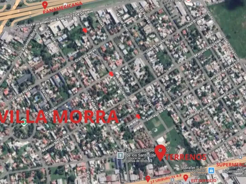 GUILLERMO BROWN A 50 mts (exRuta 8 ) J.F. URIBURU